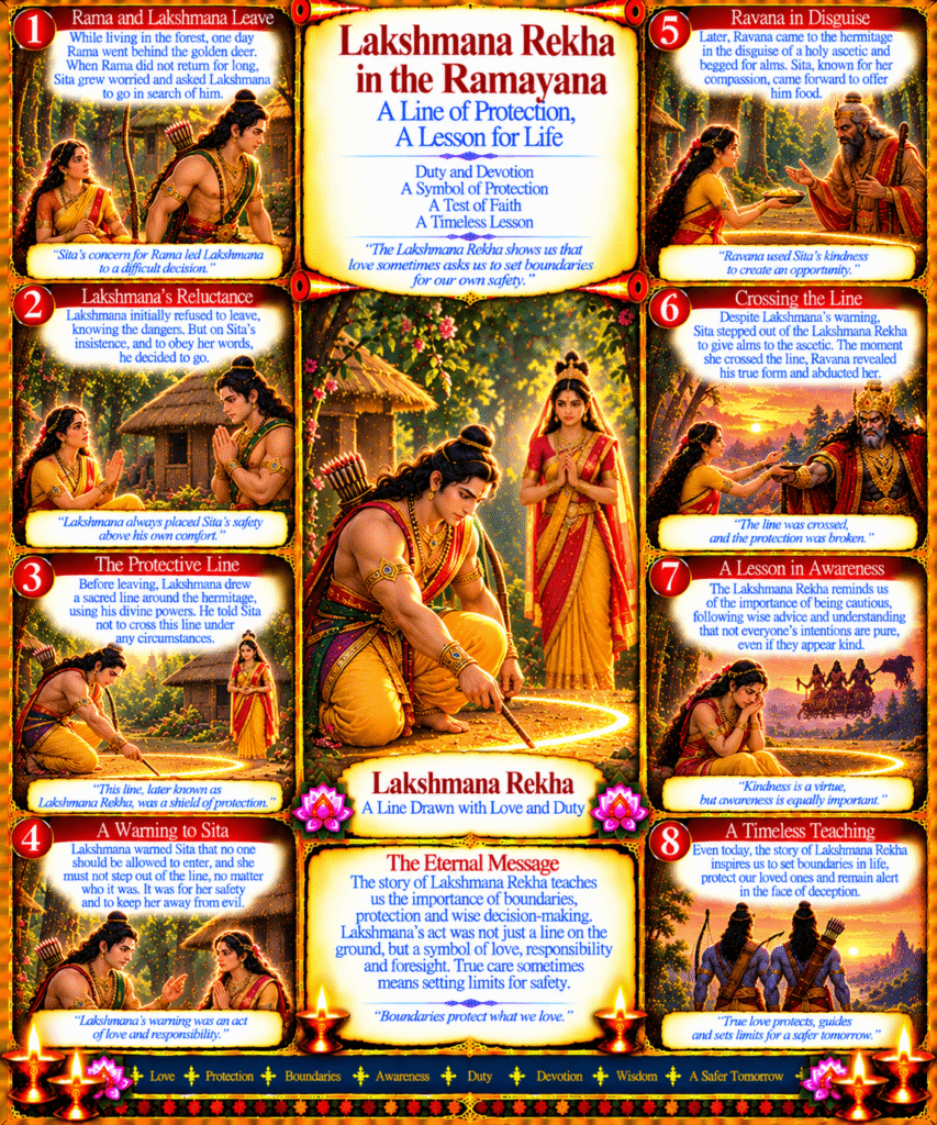 Lakshmana from Ramayana: Drawing the Lakshmana Rekha