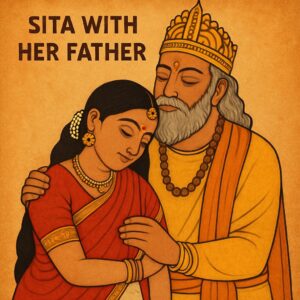 Sita Devi’s Legacy : Sita Devi's with father