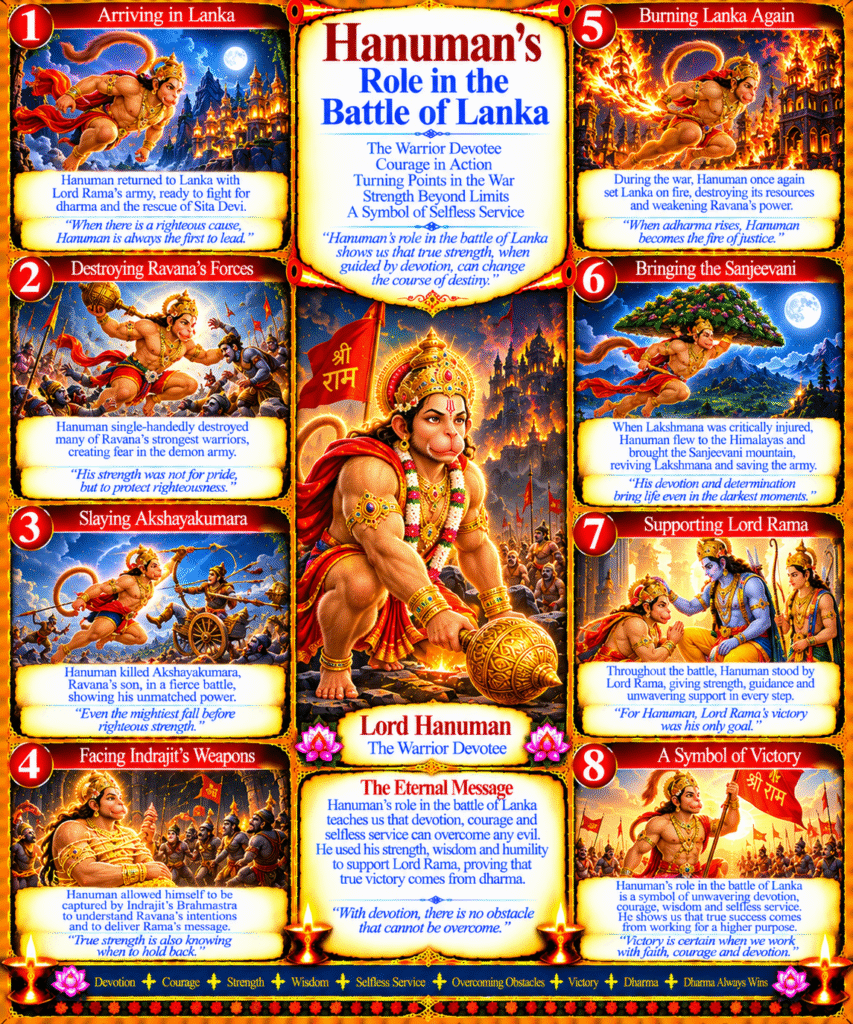 Hanuman’s Role in the Battle of Lanka
