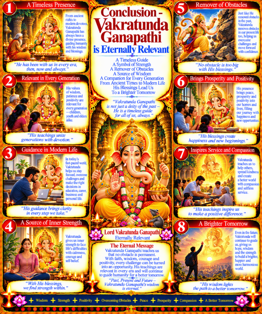 Conclusion - Vakratunda Ganapathi is eternally relevant
