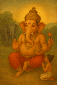 Gajanana Avatar of Lord Ganesha