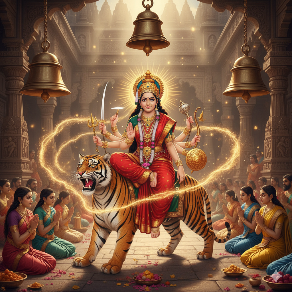 Maa Chandraghanta – Navratri Day 3 Puja Vidhi, Mantra & Significance