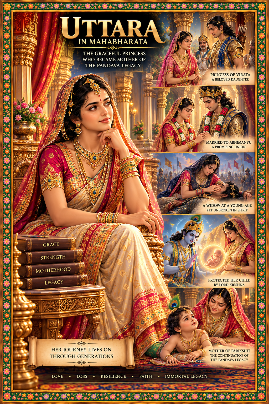 Uttara in Mahabharata: The Graceful Princess Who Became Mother of the Pandava Legacy