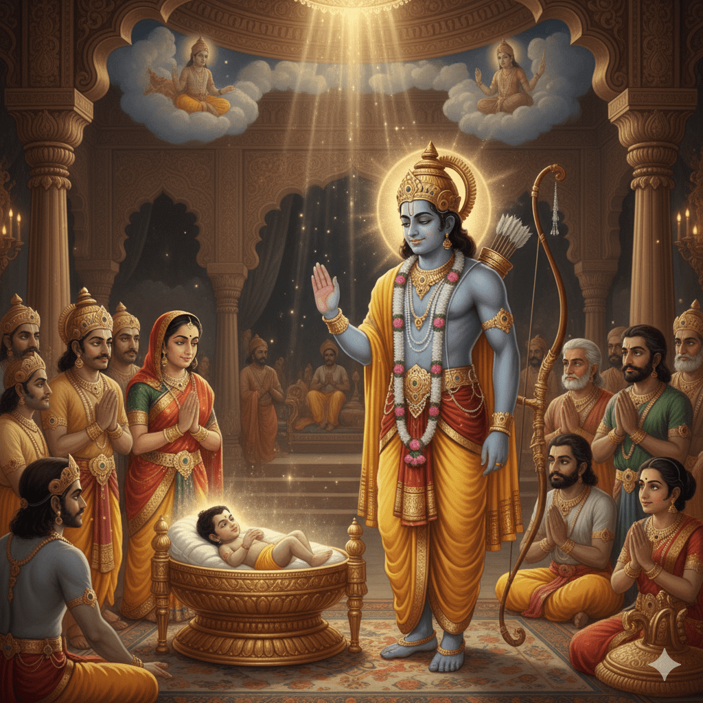 Story of Abhimanyu : Birth of Abhimanyu – A Divine Warrior Is Born