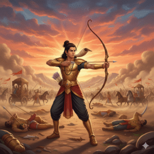 Story of Abhimanyu : Abhimanyu’s Knowledge of Chakravyuha