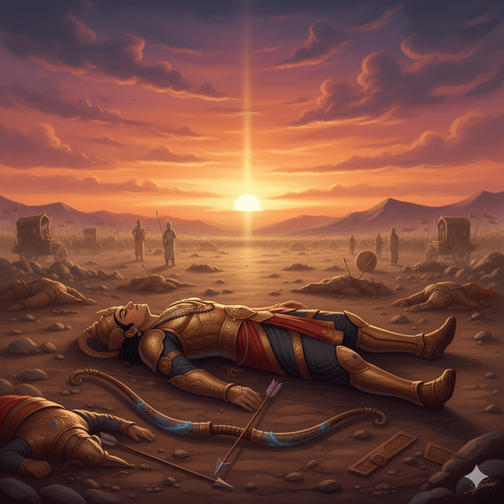How Abhimanyu Died in the Mahabharata