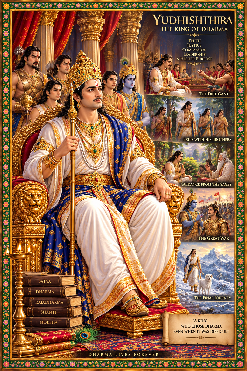 Yudhishthira in Mahabharata: The King of Dharma