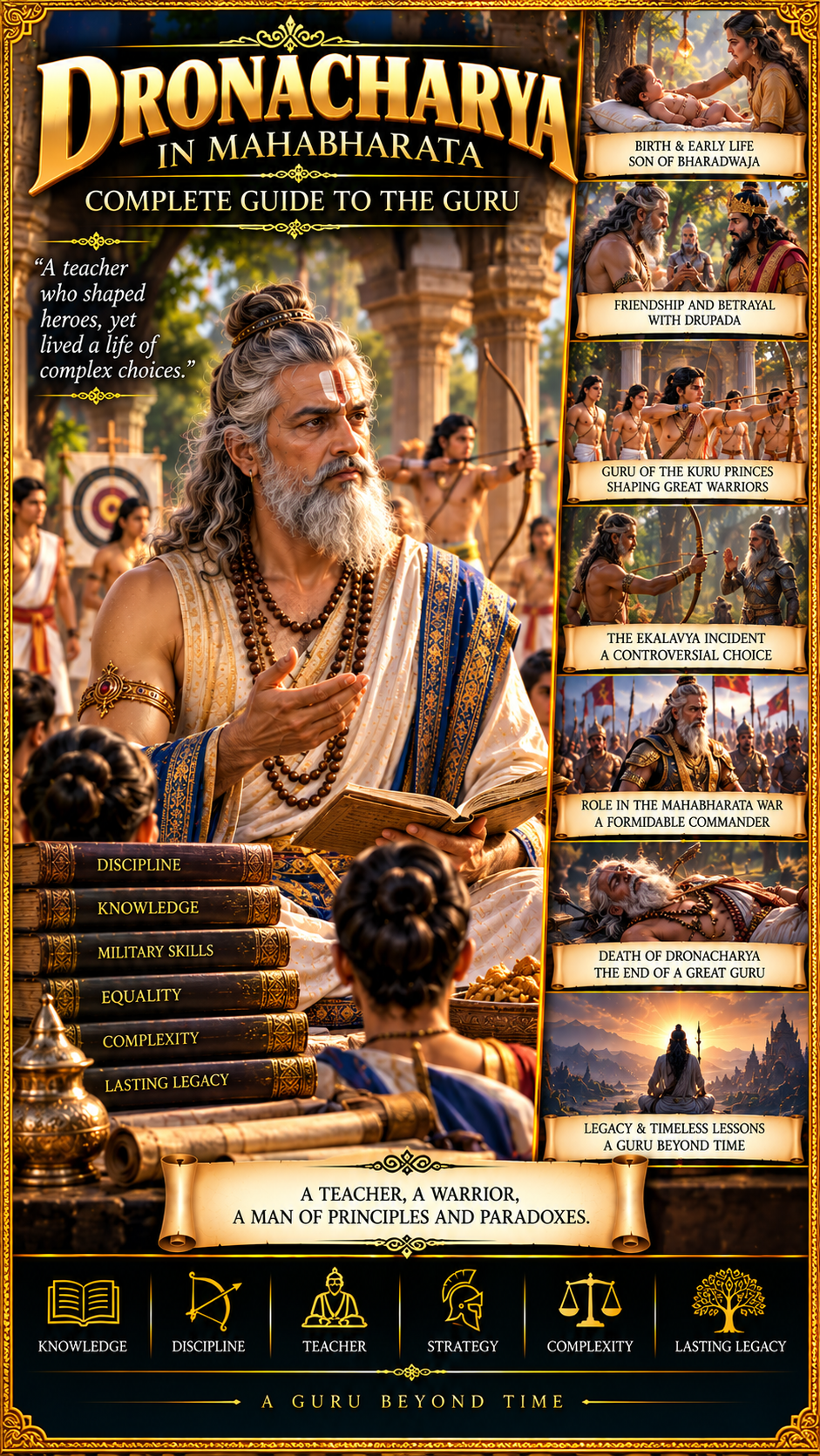 Dronacharya in Mahabharata: Complete Guide to the Guru
