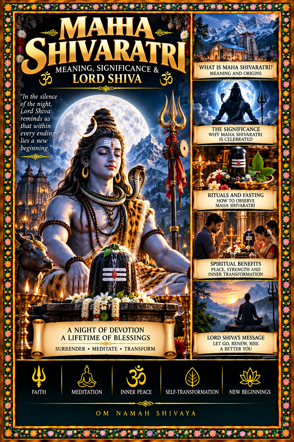 Maha Shivaratri: Meaning, Significance & Lord Shiva