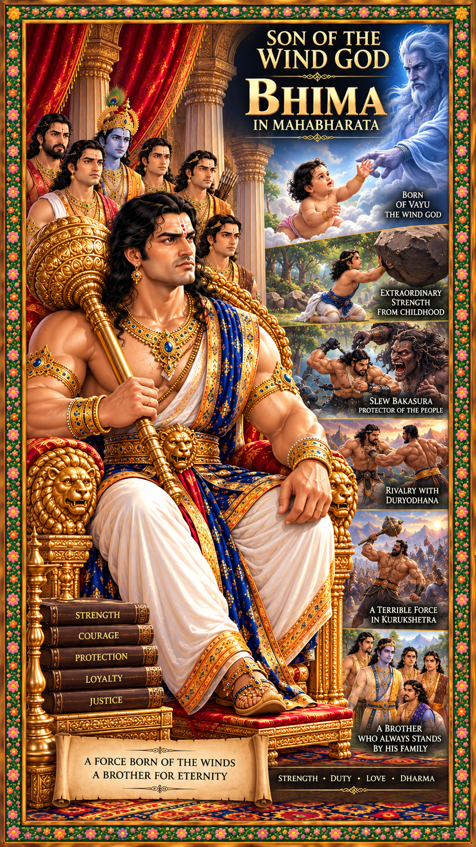 Bhima in Mahabharata: Life of the Strongest Pandava