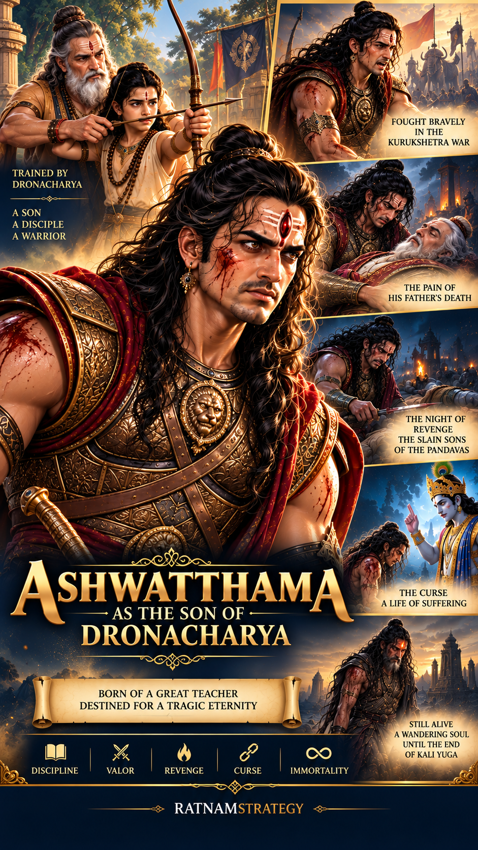 Ashwatthama as the Son of Dronacharya
