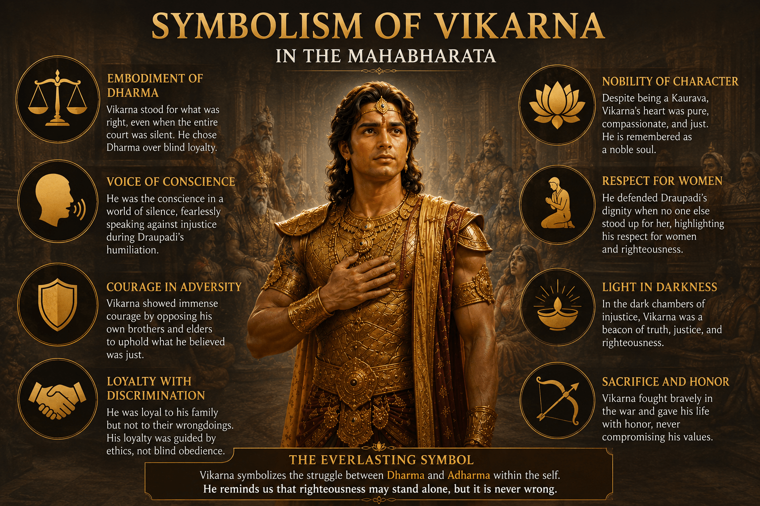 Vikarna in Mahabharata: The Righteous Kaurava’s Story