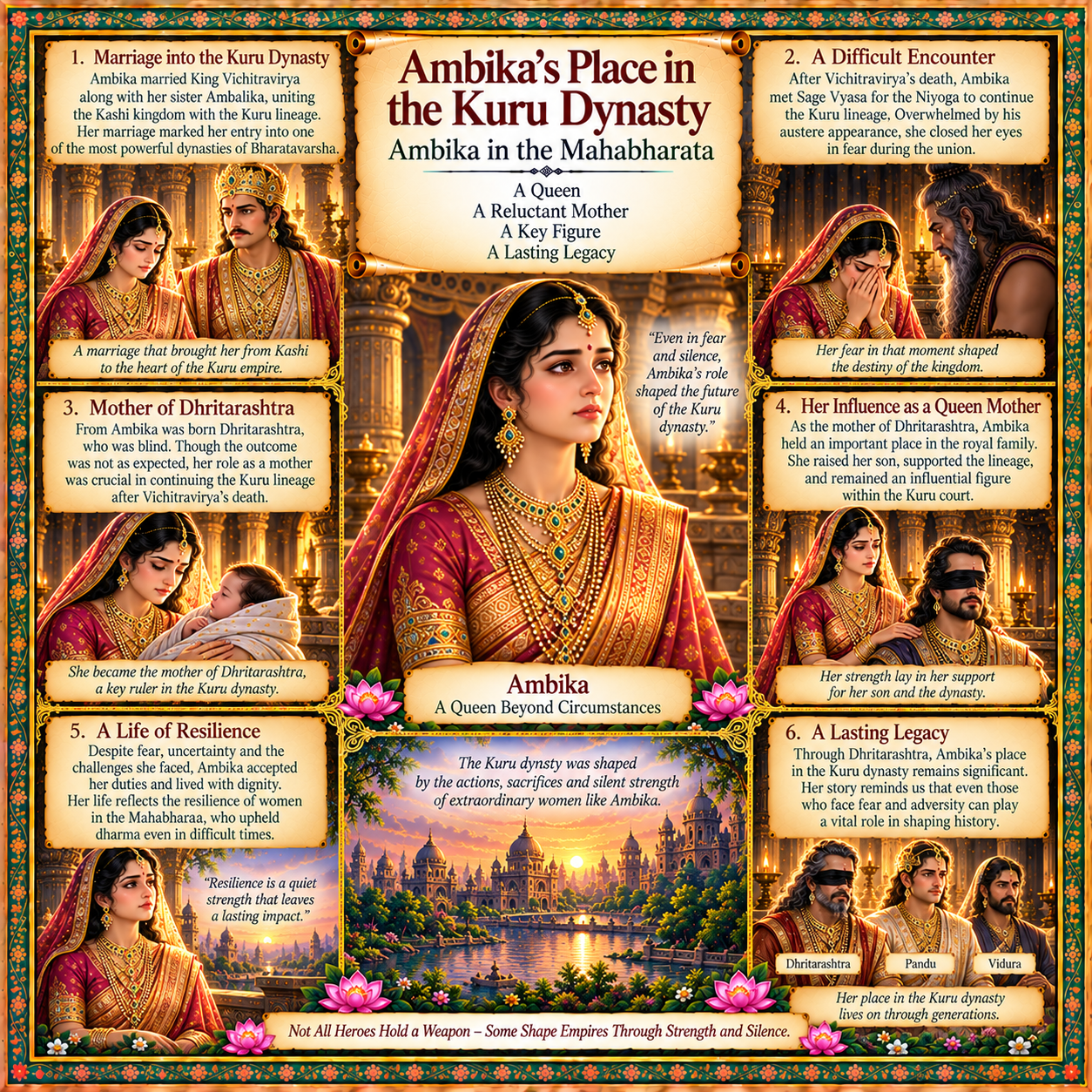 Ambika’s Place in the Kuru Dynasty - Ambika in the Mahabharata.