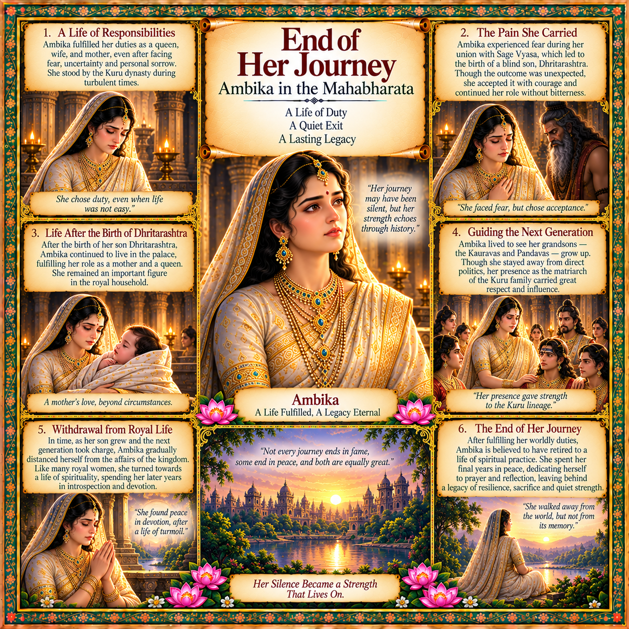 End of Her Journey - Ambika in the Mahabharata.