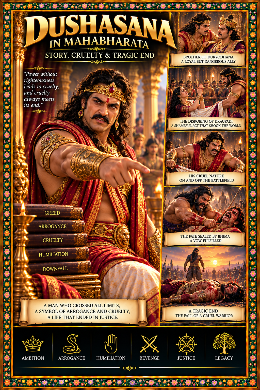 Dushasana in Mahabharata: Story, Cruelty & Tragic End