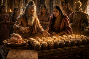 Sage Vyasa's Miracle - Gandhari in the Mahabharata