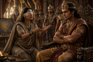 Gandhari Before the Kurukshetra War - Gandhari in the Mahabharata