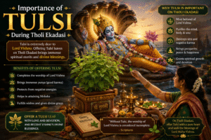 Importance of Tulsi During Tholi Ekadasi