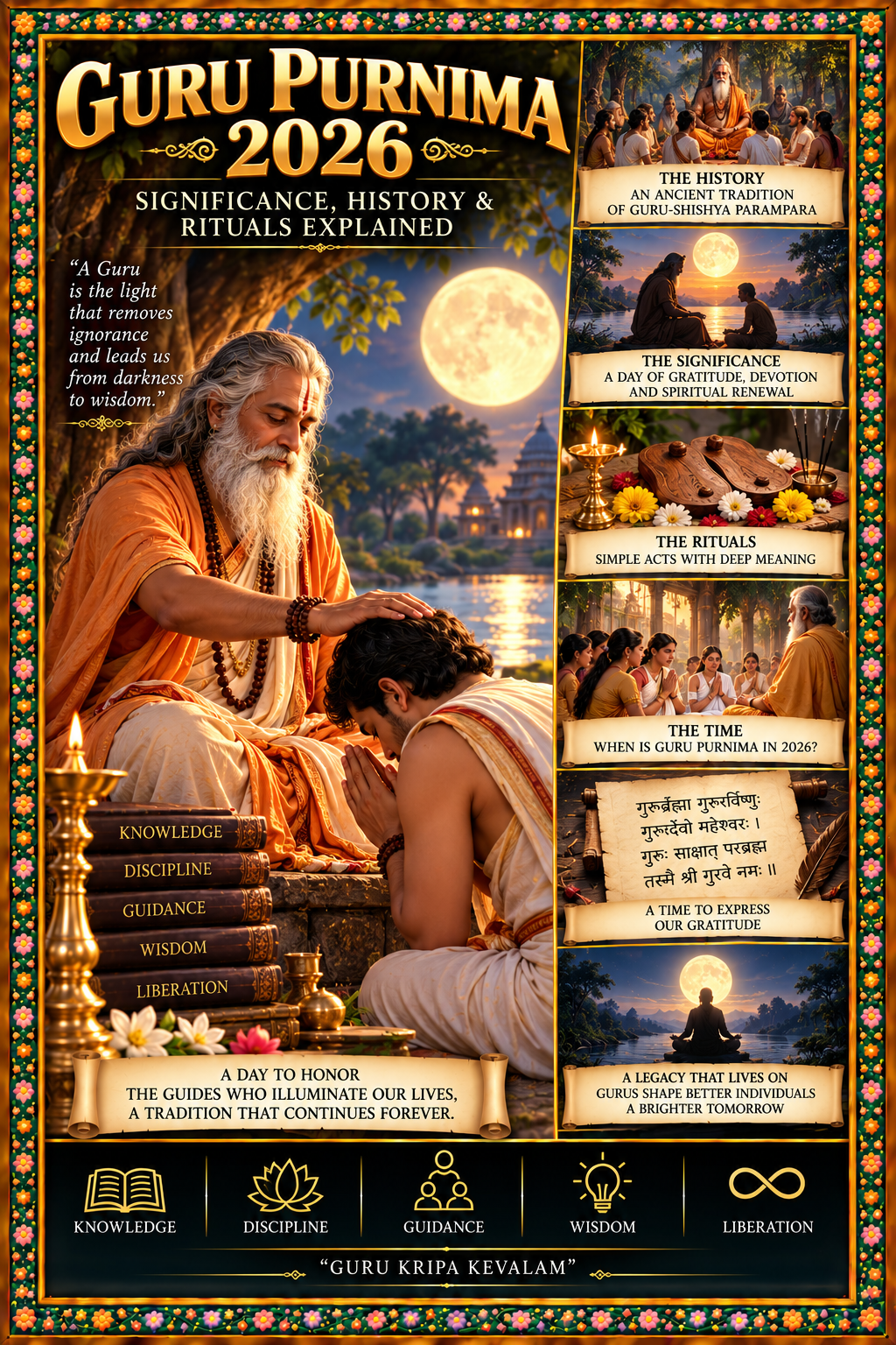 Guru Purnima 2026: Significance, History & Rituals Explained