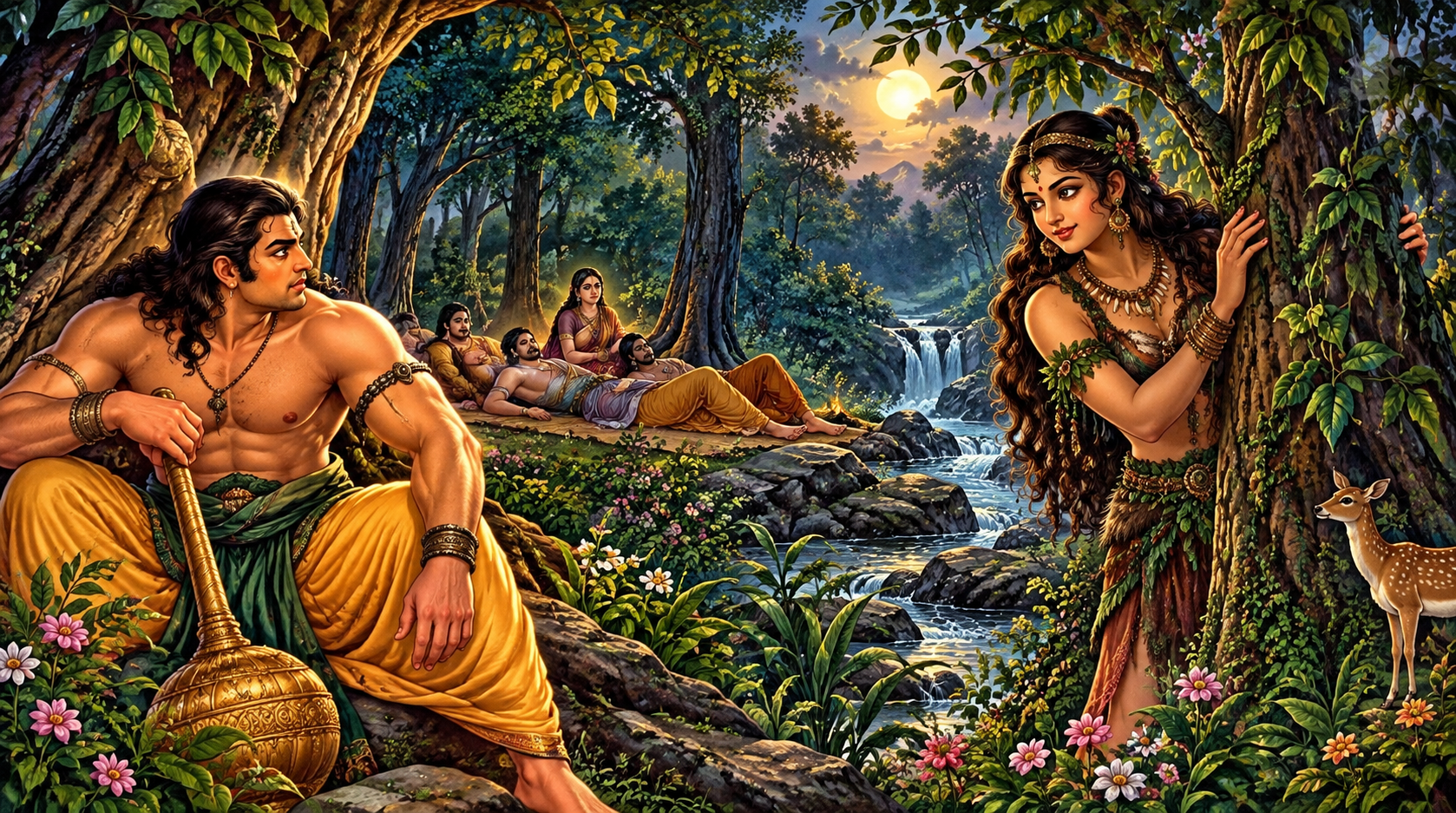 The Fateful Encounter: How Hidimbi in the Mahabharata Met Bhima