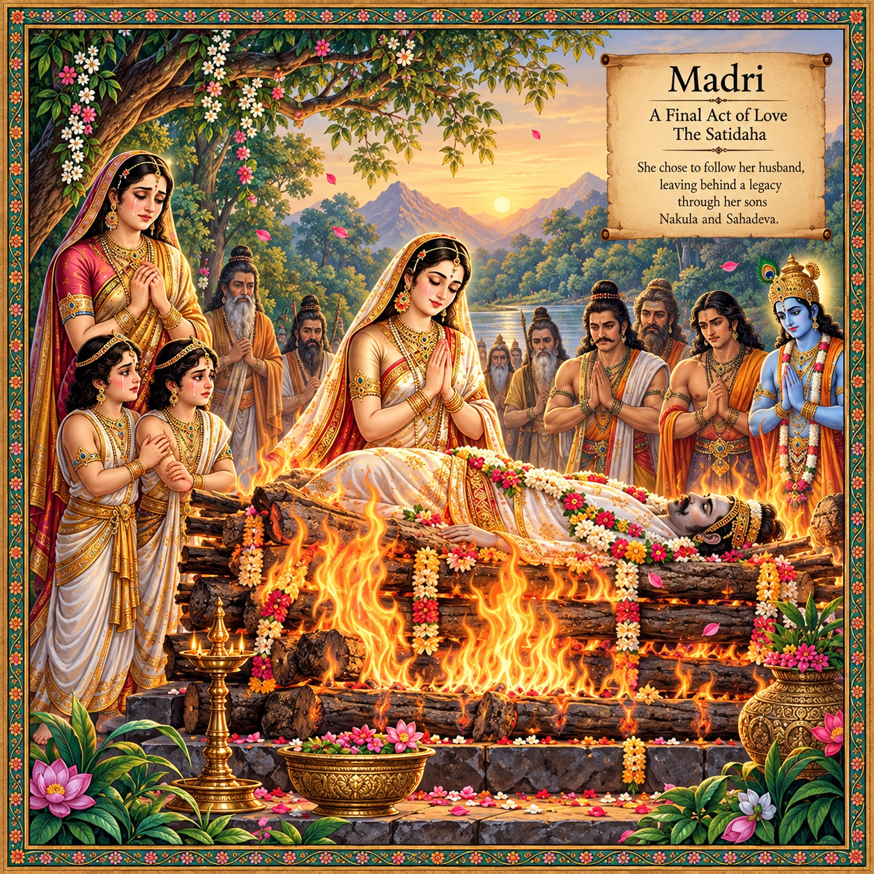 The Ultimate Sacrifice of Madri in the Mahabharata – The Satidaha