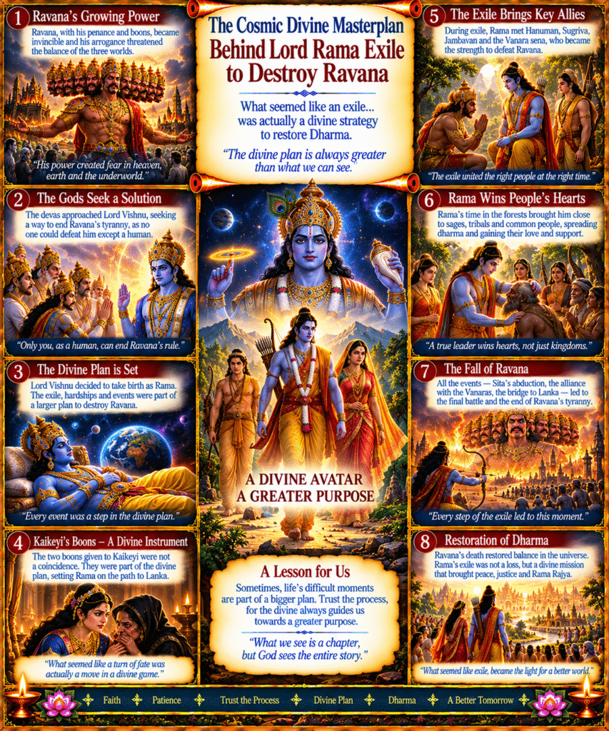 Cosmic divine masterplan behind Lord Rama Exile to destroy Ravana