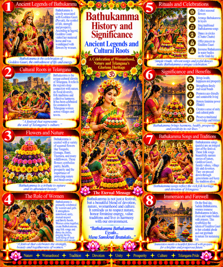 Bathukamma History and Significance: Ancient Legends and Cultural Roots