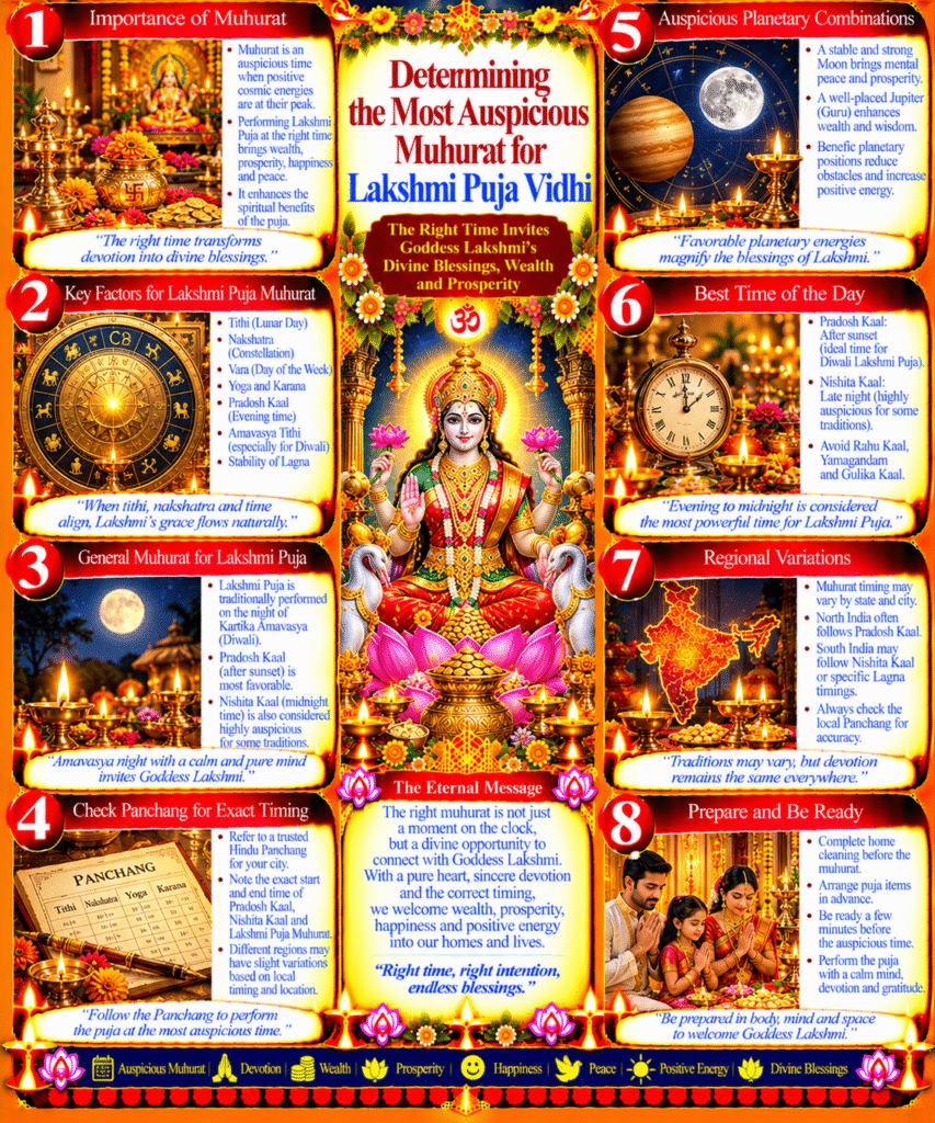 Determining the Most Auspicious Muhurat for Lakshmi Puja Vidhi