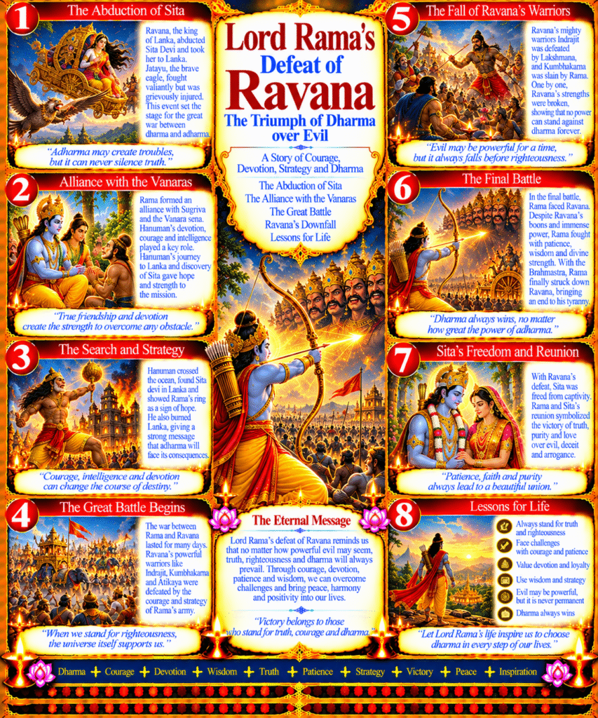 Lord Rama’s Defeat of Ravana