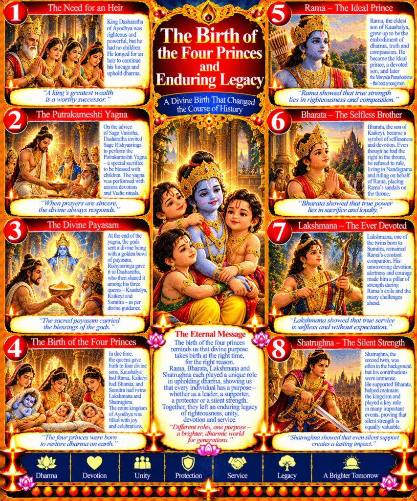 The Birth of the Four Princes and Enduring Legacy